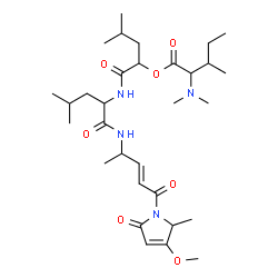 ChemSpider 2D Image | symplostatin 4 | C31H52N4O7