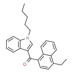 ChemSpider 2D Image | JWH-210 | C26H27NO
