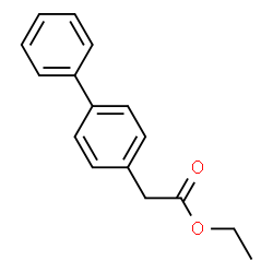ChemSpider 2D Image | felbinac ethyl ester | C16H16O2