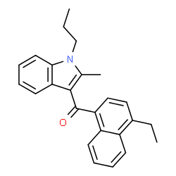 ChemSpider 2D Image | JWH-211 | C25H25NO