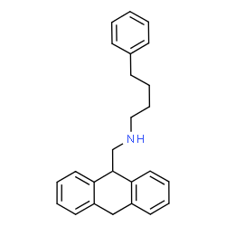 ChemSpider 2D Image | N-(9,10-Dihydro-9-anthracenylmethyl)-4-phenyl-1-butanamine | C25H27N