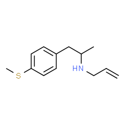 ChemSpider 2D Image | N-{1-[4-(Methylsulfanyl)phenyl]-2-propanyl}-2-propen-1-amine | C13H19NS