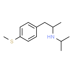 ChemSpider 2D Image | N-Isopropyl-1-[4-(methylsulfanyl)phenyl]-2-propanamine | C13H21NS