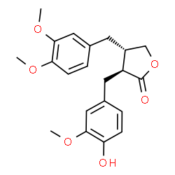 ChemSpider 2D Image | (+)-arctigenin | C21H24O6
