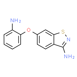 ChemSpider 2D Image | 6-(2-Aminophenoxy)-1,2-benzothiazol-3-amine | C13H11N3OS