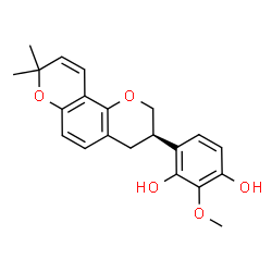 ChemSpider 2D Image | 3'-METHOXYGLABRADIN | C21H22O5