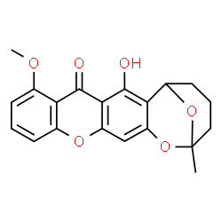 ChemSpider 2D Image | CHAETOXANTHONE B | C20H18O6