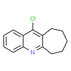 ChemSpider 2D Image | 11-Chloro-7,8,9,10-tetrahydro-6H-cyclohepta[b]quinoline | C14H14ClN