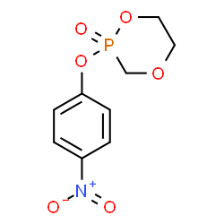 ChemSpider 2D Image | 2-(4-Nitrophenoxy)-1,4,2-dioxaphosphinane 2-oxide | C9H10NO6P