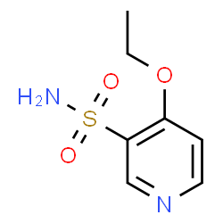 ChemSpider 2D Image | 4-Ethoxy-3-pyridinesulfonamide | C7H10N2O3S