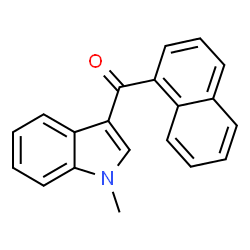 ChemSpider 2D Image | (1-Methyl-1H-indol-3-yl)(1-naphthyl)methanone | C20H15NO