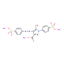 ChemSpider 2D Image | CSID:24756648 | C16H9N4Na3O9S2