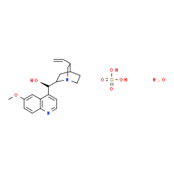 ChemSpider 2D Image | (9R)-6'-Methoxycinchonan-9-ol sulfate hydrate (1:1:1) | C20H28N2O7S