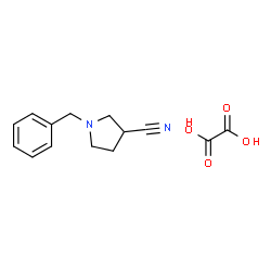 ChemSpider 2D Image | 1-Benzylpyrrolidine-3-carbonitrile oxalate | C14H16N2O4