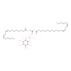 ChemSpider 2D Image | (2R)-1-[(Hydroxy{[(1s,3R)-2,3,4,5,6-pentahydroxycyclohexyl]oxy}phosphoryl)oxy]-3-[(9Z,12Z)-9,12-octadecadienoyloxy]-2-propanyl (13Z,16Z)-13,16-docosadienoate | C49H87O13P
