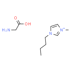 ChemSpider 2D Image | 1-butyl-3-methylimidazolium aminoethanic acid | C10H20N3O2
