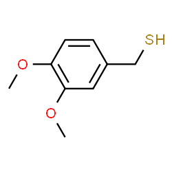 ChemSpider 2D Image | 3,4-dimethoxybenzyl thiol | C9H12O2S