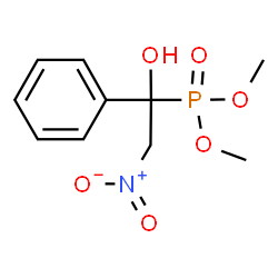ChemSpider 2D Image | Dimethyl (1-hydroxy-2-nitro-1-phenylethyl)phosphonate | C10H14NO6P
