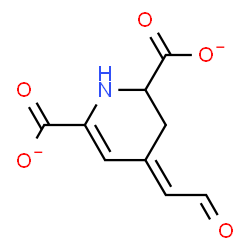 ChemSpider 2D Image | (4E)-4-(2-Oxoethylidene)-1,2,3,4-tetrahydro-2,6-pyridinedicarboxylate | C9H7NO5