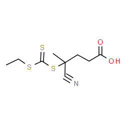ChemSpider 2D Image | 4-cyano-4-(ethylsulfanylthiocarbonylsulfanyl)pentanoic acid | C9H13NO2S3