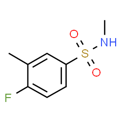 ChemSpider 2D Image | 4-Fluoro-N,3-dimethylbenzenesulfonamide | C8H10FNO2S