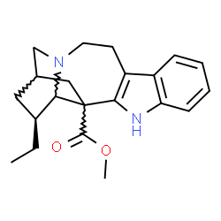ChemSpider 2D Image | Methyl (5xi,18xi)-ibogamine-18-carboxylate | C21H26N2O2