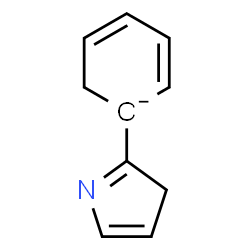 ChemSpider 2D Image | 1-(3H-Pyrrol-2-yl)-2,4-cyclohexadienide | C10H10N