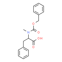 ChemSpider 2D Image | N-[(Benzyloxy)carbonyl]-N-methylphenylalanine | C18H19NO4