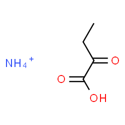 ChemSpider 2D Image | Butanoic acid, 2-oxo-, ammonium salt (1:1) | C4H10NO3