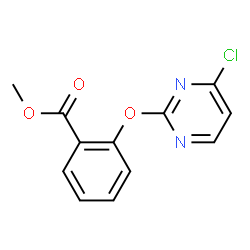 ChemSpider 2D Image | METHYL 2-(4-CHLOROPYRIMIDIN-2-YLOXY)BENZOATE | C12H9ClN2O3
