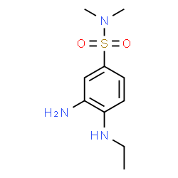 ChemSpider 2D Image | 3-Amino-4-(ethylamino)-N,N-dimethylbenzenesulfonamide | C10H17N3O2S