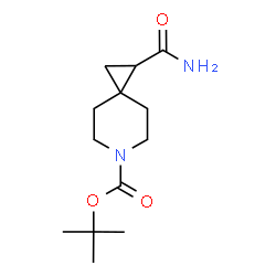 ChemSpider 2D Image | tert-Butyl 1-carbamoyl-6-azaspiro-[2.5]octane-6-carboxylate | C13H22N2O3