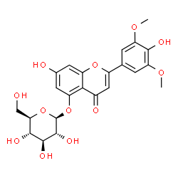 ChemSpider 2D Image | Tricin 5-glucoside | C23H24O12