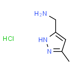 ChemSpider 2D Image | 1-(3-METHYL-1H-PYRAZOL-5-YL)METHANAMINE HYDROCHLORIDE | C5H10ClN3