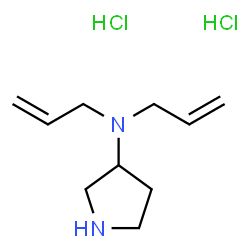 ChemSpider 2D Image | N,N-Diallyl-3-pyrrolidinamine dihydrochloride | C10H20Cl2N2