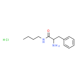 ChemSpider 2D Image | N-Butylphenylalaninamide hydrochloride (1:1) | C13H21ClN2O