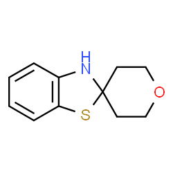 ChemSpider 2D Image | 2',3',5',6'-tetrahydro-3H-spiro[benzo[d]thiazole-2,4'-pyran] | C11H13NOS