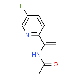 ChemSpider 2D Image | N-(1-(5-fluoropyridin-2-yl)vinyl)acetamide | C9H9FN2O