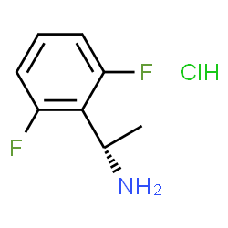 ChemSpider 2D Image | (S)-1-(2,6-Difluorophenyl)ethanamine hydrochloride | C8H10ClF2N