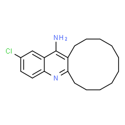 ChemSpider 2D Image | 2-Chloro-6,7,8,9,10,11,12,13,14,15-decahydrocyclododeca[b]quinolin-16-amine | C19H25ClN2