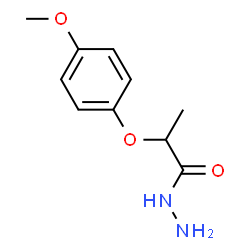 ChemSpider 2D Image | 2-(4-Methoxyphenoxy)propanehydrazide | C10H14N2O3