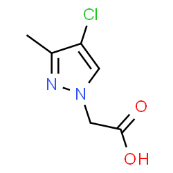ChemSpider 2D Image | (4-Chloro-3-methylpyrazol-1-yl)acetic acid | C6H7ClN2O2