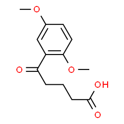 ChemSpider 2D Image | 5-(2,5-Dimethoxyphenyl)-5-oxopentanoic acid | C13H16O5