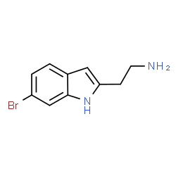 ChemSpider 2D Image | 2-(6-Bromo-1H-indol-2-yl)ethanamine | C10H11BrN2