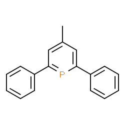 ChemSpider 2D Image | 4-Methyl-2,6-diphenylphosphinine | C18H15P