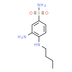 ChemSpider 2D Image | 3-Amino-4-butylamino-benzenesulfonamide | C10H17N3O2S