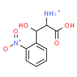 ChemSpider 2D Image | 1-Carboxy-2-hydroxy-2-(2-nitrophenyl)ethanaminium | C9H11N2O5