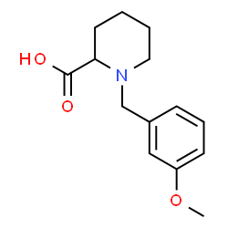 ChemSpider 2D Image | 1-(3-Methoxybenzyl)-2-piperidinecarboxylic acid | C14H19NO3