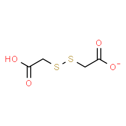 ChemSpider 2D Image | [(Carboxymethyl)disulfanyl]acetate | C4H5O4S2