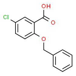 ChemSpider 2D Image | 2-(Benzyloxy)-5-chlorobenzoic acid | C14H11ClO3